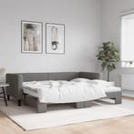 vidaXL Slaapbank met onderschuifbed 90x190 cm stof, Huis en Inrichting, Slaapkamer | Bedden, Verzenden, Nieuw