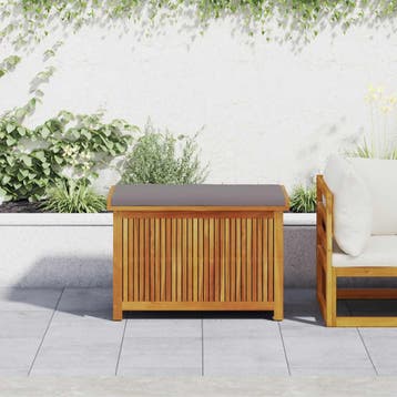 vidaXL Kussenbox voor buiten 90x50x60,5 cm massief, Tuin en Terras, Bergingen en Tuinkasten, Verzenden, Nieuw