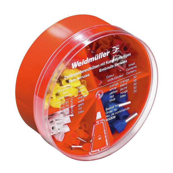 Draad Ferrule Assortiment Kit 0.5-2.5mm Twin Terminal Set -, Doe-het-zelf en Bouw, Elektriciteit en Kabels, Verzenden