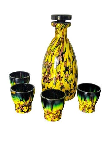 Murano Art Deco degli anni 40 - Service à liqueur - Verre