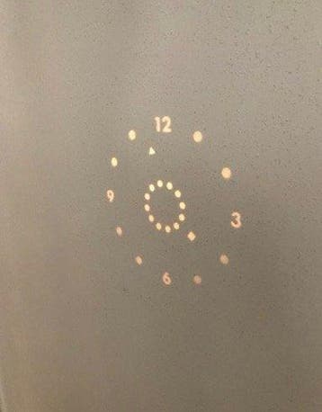 projection d’horloge - timebeam - Art déco - Fer forgé -, Antiquités & Art