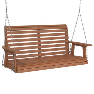 Vurenhouten schommelbank -60%! Retour deal, weg is weg, Jardin & Terrasse, Bancs de jardin, Verzenden