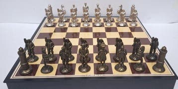 Jeu déchecs - Español Marineros Faro De Vigo - Métal