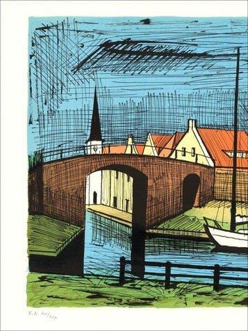 Bernard Buffet (1928-1999) - Sloten, Antiek en Kunst