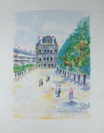 Maurice Utrillo (1883-1955) - Le Louvre, Antiquités & Art