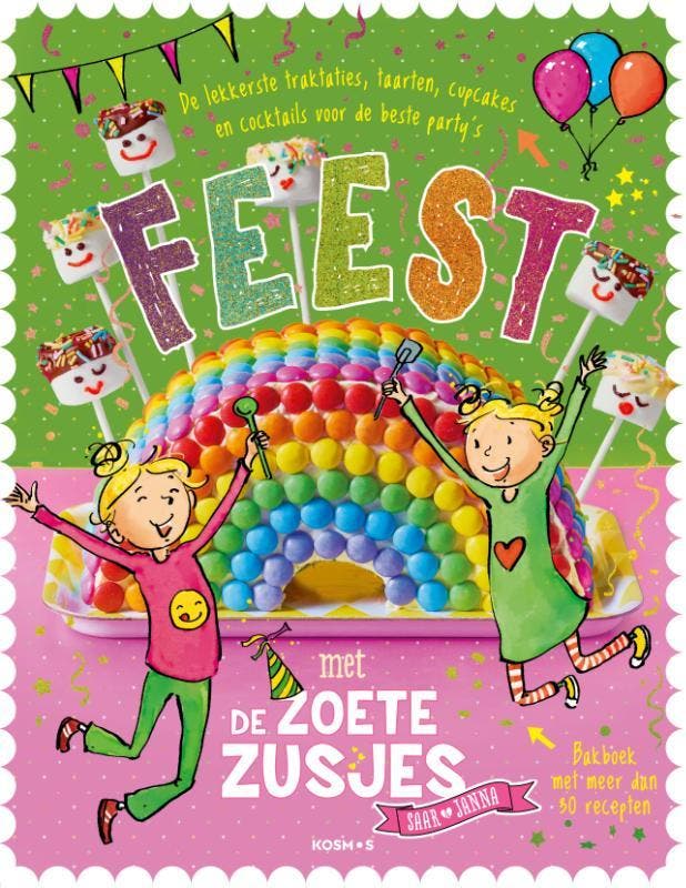 Feest Met De Zoete Zusjes Bakboek Met Meer Dan 30 Recepten, Livres, Livres Autre, Envoi