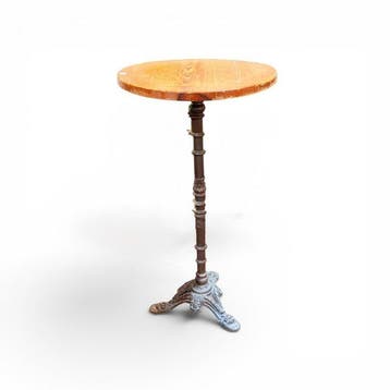 Bijzettafel - IJzer, Hout - Paar bijzettafels met metalen