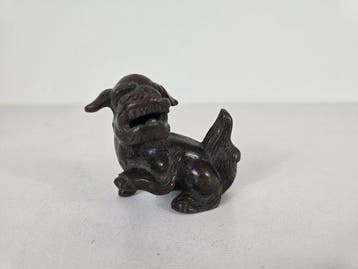 Beeld Foo Dog - Bronze - Chine - Dynastie Qing (1644–1911)