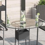 vidaXL Tafelblad van gehard glas 700 mm rond, Verzenden