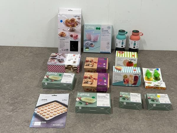 Veiling - Lékué keukenaccessoires set 15-delig, Huis en Inrichting, Keuken | Keukenbenodigdheden