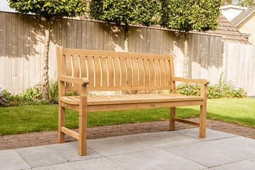 Massief teakhouten tuinbanken | Gratis thuisbezorgd!, Verzenden, Nieuw, Teakhout