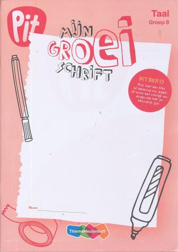 Pit Taal Mijn groei schrift groep 8 (per stuk), Verzenden