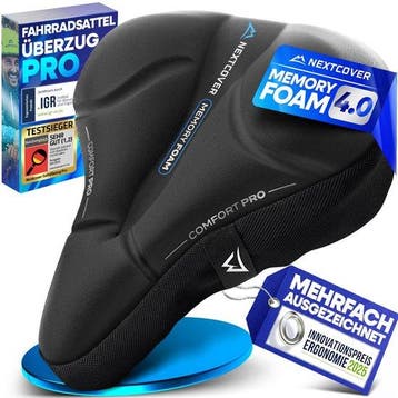 2dekans | Nextcover fietszadel hoes CoverPro met memory foam, Ophalen of Verzenden, Nieuw