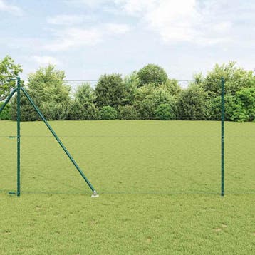 vidaXL zeshoekig gaasgek met palen 50 x 1,6 m PVC-Coated, Tuin en Terras, Verzenden, Nieuw