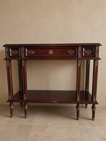 Wandtafel - Messing, Mahonie