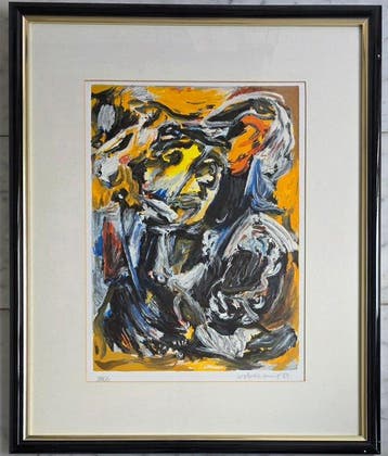 Theo Wolvecamp (1925-1992) - Abstracte compositie