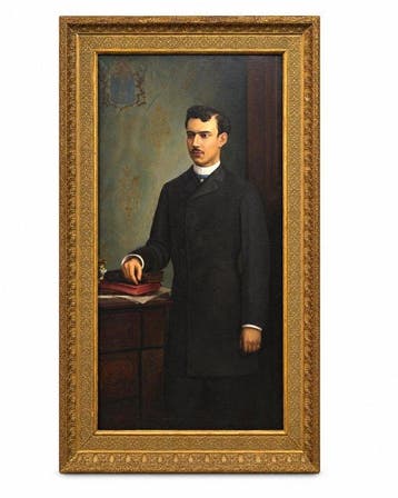 Spanish School (XIX) - XL FORMAT - Portrait of a Gentleman