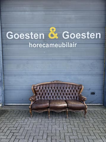 Gebruikte Antieke Bank - B241, Huis en Inrichting, Zetels | Zetels, Ophalen, Nieuw