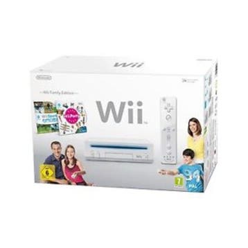 Nintendo Wii Family Pack Wit in Doos (Wii Spelcomputers), Games en Spelcomputers, Ophalen of Verzenden, Zo goed als nieuw