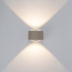 Wandlampen Scope Up en Down Muurlamp Champagne, Verzenden