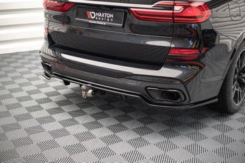 Rear Splitter (with vertical bars) voor BMW X7 G07 M-Pack, Ophalen of Verzenden