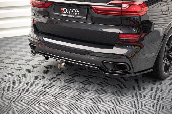 Rear Splitter (with vertical bars) voor BMW X7 G07 M-Pack, Autos : Divers, Tuning & Styling, Enlèvement ou Envoi