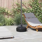 vidaXL Parasolvoet gevuld met zand/water 15 L zwart, Verzenden, Nieuw