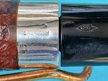 Savinelli Linea Più 5 – Pipa vintage in radica rusticata con, Nieuw