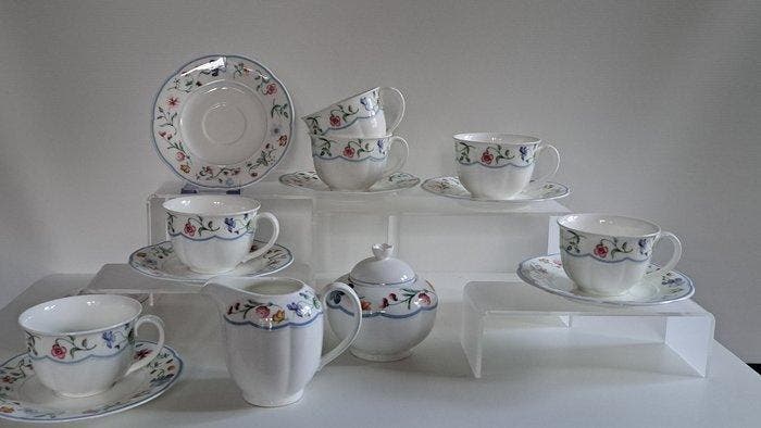 Villeroy & Boch - Koffie- en theeservies (14) - Mariposa -, Antiquités & Art, Antiquités | Meubles | Tables