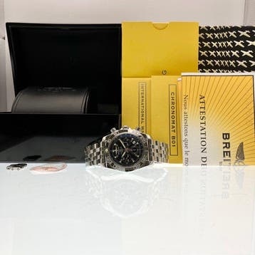 Breitling - Chronomat - AB0110 - Homme - 2010, Bijoux, Sacs & Beauté