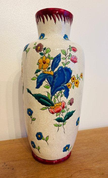 Keramis Boch - Vase - Céramique - Décor 2701 - Art Deco, Antiquités & Art, Antiquités | Verre & Cristal