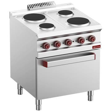 Fornuis + Oven | OPTIMA 700 | Elektrisch | 4 Kookpunten, Verzenden, Nieuw in verpakking