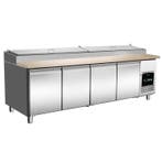 Pizzawerkbank | 943L | 4 Deuren (EN600x400) | Boven 12x 1/3, Verzenden, Nieuw in verpakking