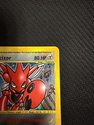 Pokémon - 1 Card - Scizor Holo - WOTC - Aquapolis, Nieuw