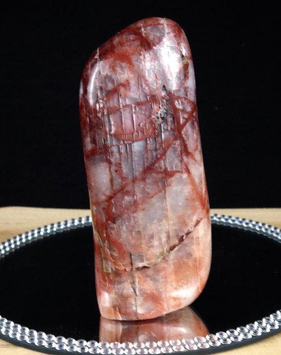 Agnitiet, rode genezer van hematoïde kwarts / Pink Fire, Collections, Minéraux & Fossiles