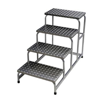 Aluminium trapladder 4 treden, Ophalen of Verzenden, Nieuw