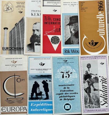 België 1966/1977 - Uitzonderlijke partij Belgische, Gestempeld