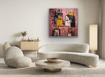 Eric Brumette - KISS ME LIKE BASQUIAT 43 - Toile L - LIMITED