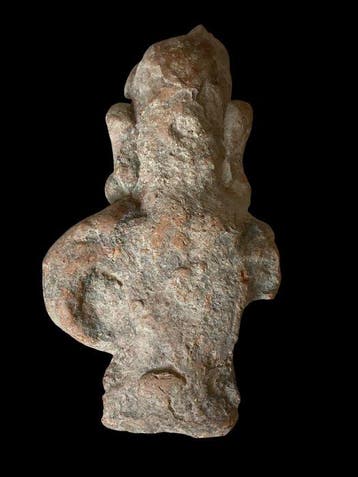Indiër Gupta Terracotta Votive model - 11 cm (Zonder