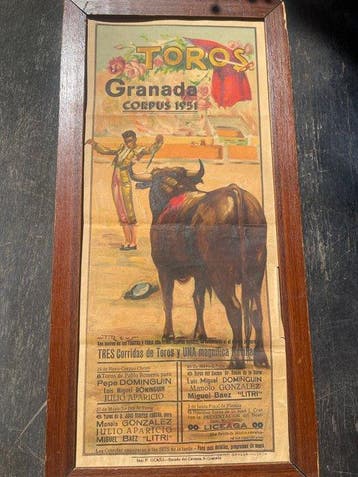 Tirous - Toros Granada Corpus 1951, Antiek en Kunst