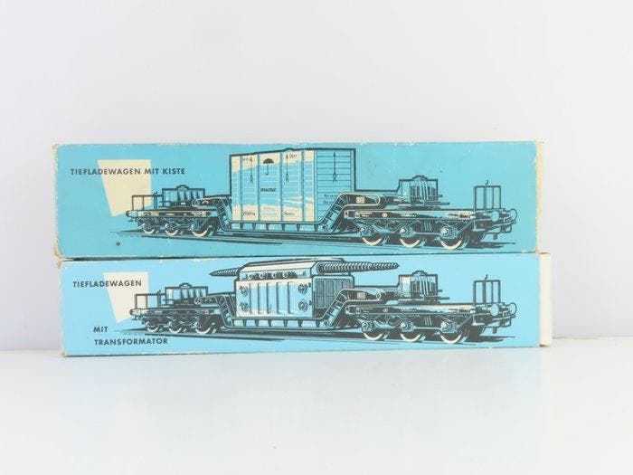 Märklin H0 - 4617/4618 - Modeltrein goederenwagon (2) - 2x, Hobby en Vrije tijd, Modeltreinen | H0