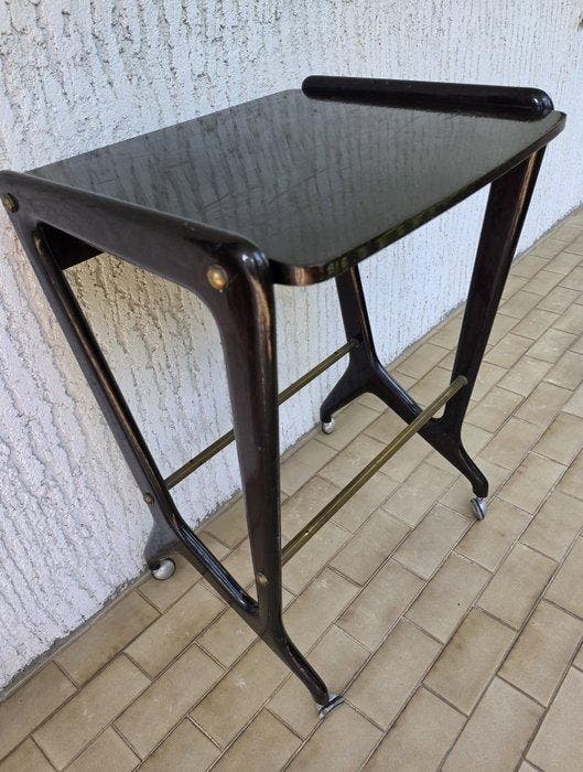 Trolley - hard hout - TV-rolwagen, Antiek en Kunst, Kunst | Designobjecten