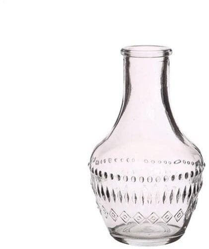 Gekleurd Glazen Flesje Milano Clear Ø6 cm H10 cm per stuk, Hobby en Vrije tijd, Knutselen, Nieuw