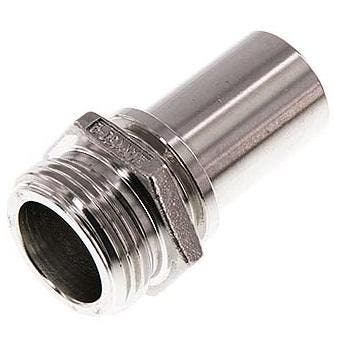 G 2'' Buitendraad x 50mm RVS Slangpilaar met, Verzenden