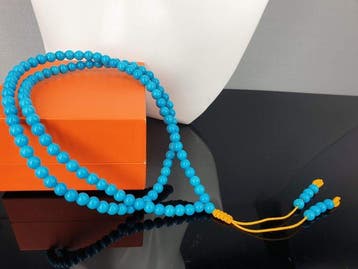 Natuurlijke Arizona Turquoise Sleeping Beauty Tasbih Gebed, Verzamelen