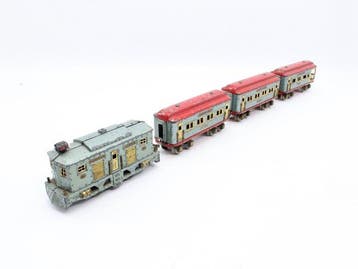 DORFAN - Blikken speelgoed - Dorfan Lines no 54 spoor O lok