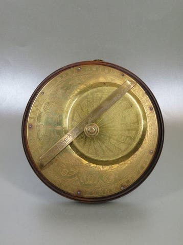 Dierenriem astrolabium - Messing, Hout - Italië - 1950-1960