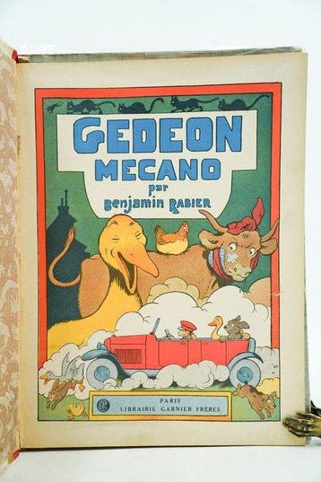 Benjamin Rabier - Gedeon Mecano - 1929