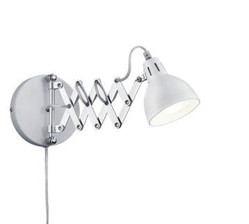 Trio SCISSOR wandlamp | E14 Fitting | wit mat | Ø 15 cm | IP, Huis en Inrichting, Verzenden, Nieuw