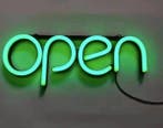 Open neon bord verlichting lamp licht kunststof 3D *groen*, Huis en Inrichting, Verzenden, Nieuw